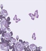 Bridal Roses Butterflies