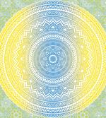Blue Ombre Mandala artwork