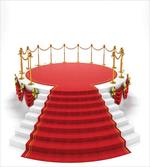 Round Stage with Stairs