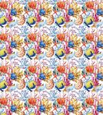 Coral Reef Scallop Shells
