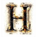 Ablaze H Sign Alphabet