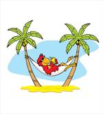 Hammock Palm Tree Shade artwork