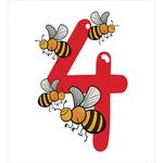 4 Hardworking Bees
