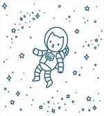 Astronaut Cat in Space