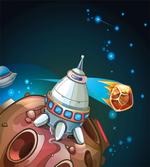 Spacecraft Planet Space