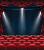 Classic Stage with Curtain