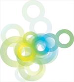 Modern Ombre Circle