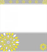 Border with Flowers