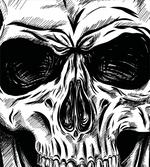 Gothic Sketch Evil Face