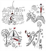 Sketchy Cyclist artwork