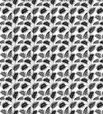 Retro Monochrome Foliage Art