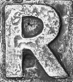 Iron Tones Uppercase R