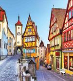 Colorful Street Houses