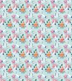 Cranes and Flowers Motif