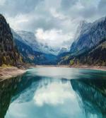 Alpine Lake Sky Forest