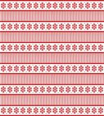 Winter Snowflakes Stripes artwork