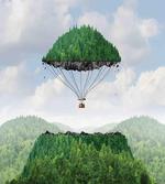 Hot Air Balloon Mountain