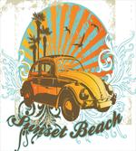 Summer Season Design Car artwork