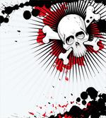 Skull Bones Grunge