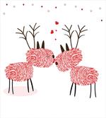Reindeer with Finger Prints