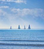 Sailing Boat on Ocean