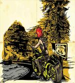 Girl on a Chopper
