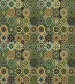 Oriental Floral Octagon