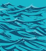 Abstract Waves Art