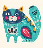 Paisley Style Cat Kitten