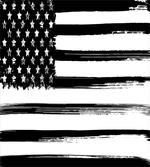 Grunge Monochrome USA Flag