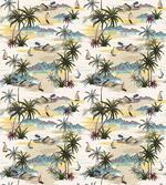 Pastel Hawaii Island Scene