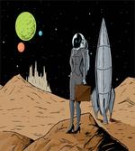 Space Bussiness Woman