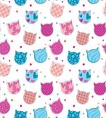 Patterned Kitten Heads artwork