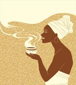 Happy Afro Lady