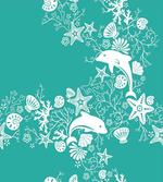 Dolphins and Flowers