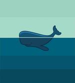 Blue Whale in the Sea