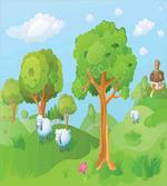 Lambs on Grasses artwork