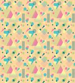 Memphis Style Triangle Lines