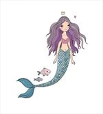 Cartoon Mermaid Princess
