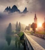 Foggy Morning Scenery