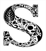 Floral Monochrome S