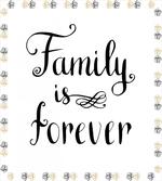 Family Words Ink Sketch
