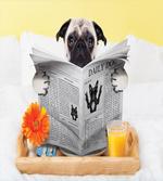 Pug Reading News Daily Dog