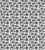 Greyscale Retro Petals