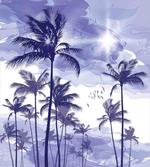 Tropic Palm Tree Sunny Day artwork