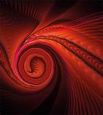 Surreal Waves Spiral Art