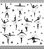 Stars and Hand-drawn Swirls