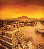 Dead Ruins of Aztec Mayan artwork