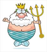 Funny Cartoon Angry King