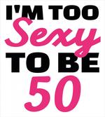 Being 50 Themed Text artwork